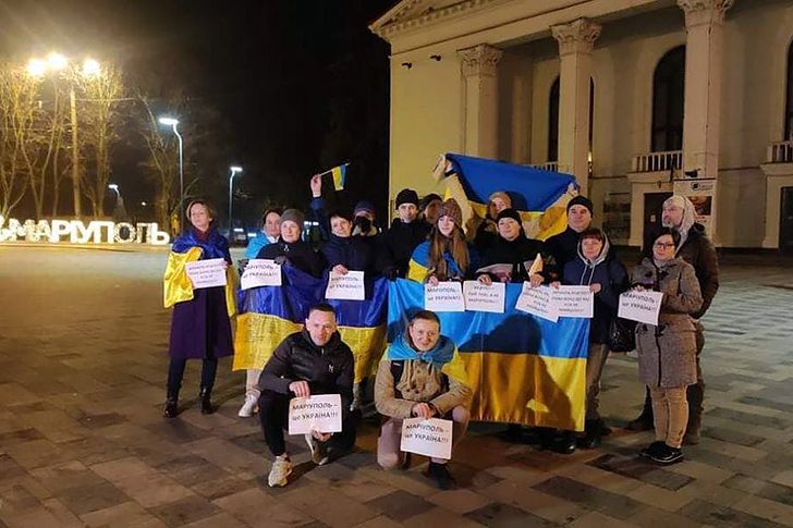 Акция в Мариуполе