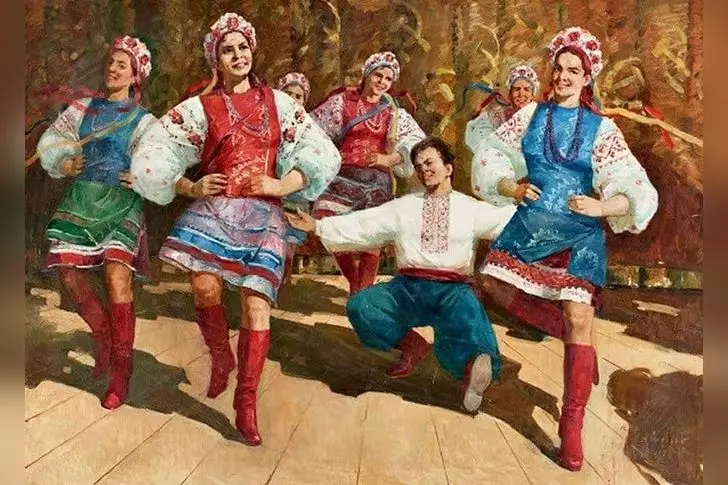 Советский лубок об украинцах