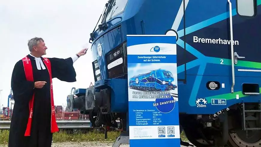 Освящение немецкого поезда