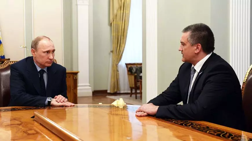 Владимир Путин и Сергей Аксенов