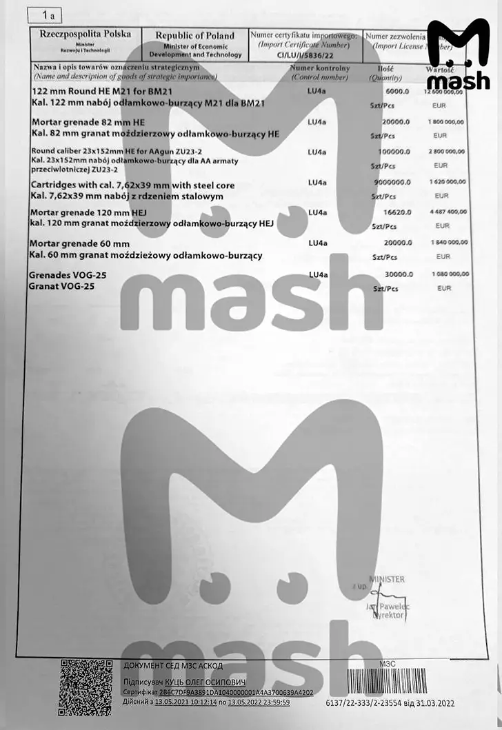 Болгария поставляет оружие на Украину