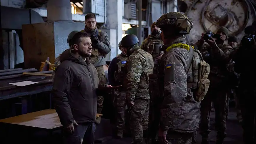 Зеленский в Бахмуте