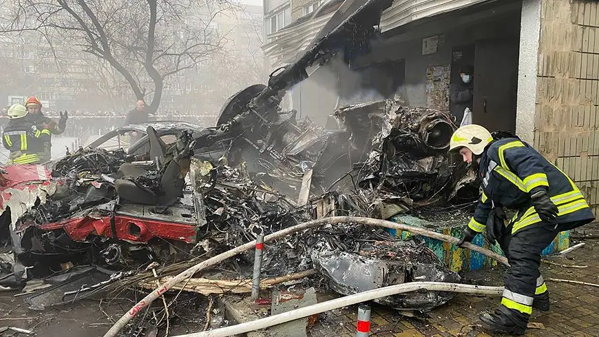 авиакатастрофа вертолета с министром МВД в Броварах