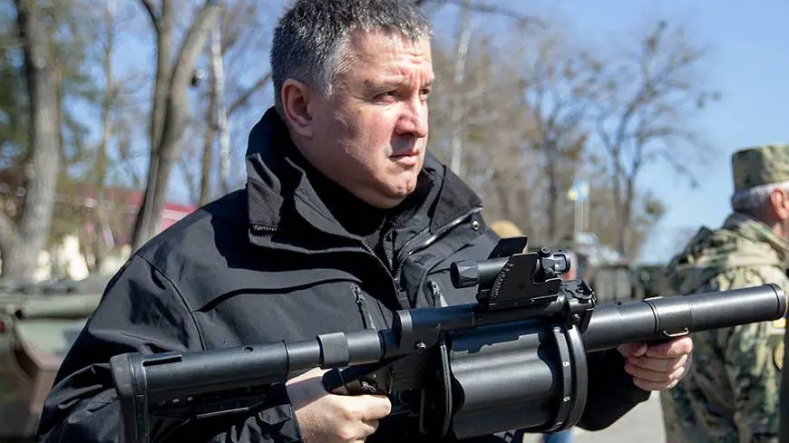 Арсен Аваков с гранатометом