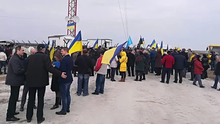 Торжественное открытие телевышки в Чонгаре 17 марта 2017 года