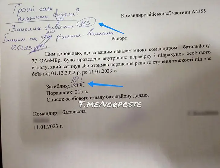 погибшие превращаются в пропавших без вести