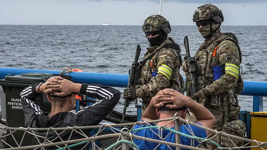 Антитеррористические учения в районе Крымского моста