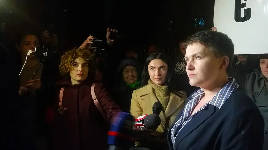 Надежда Савченко после заключения