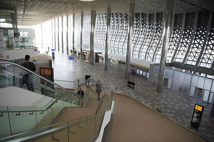 Зал ожидания Симферопольского аэропорта