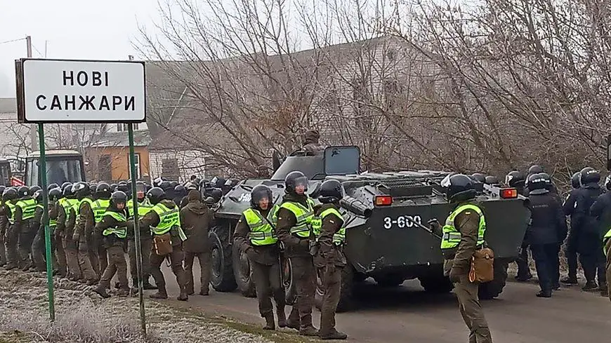 Новые Санжары протесты