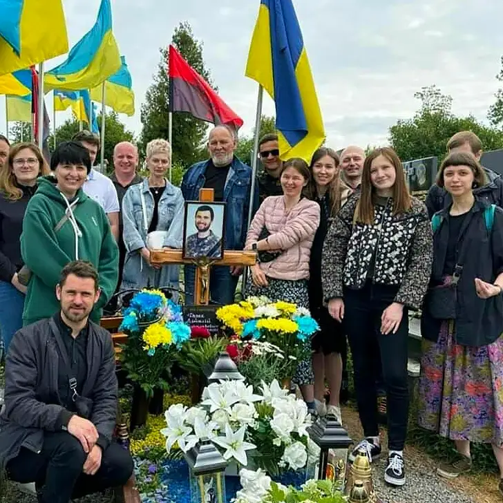 украинцы на похоронах