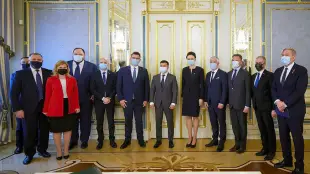 Виктория Чмилите-Нильсен и Зеленский