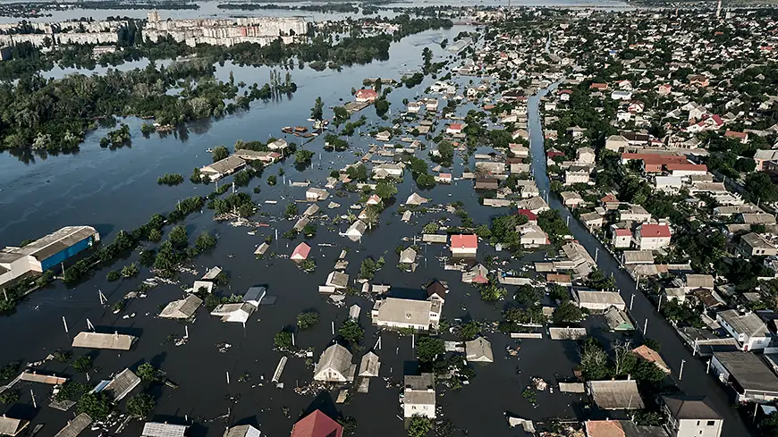 затопление низовья Днепра