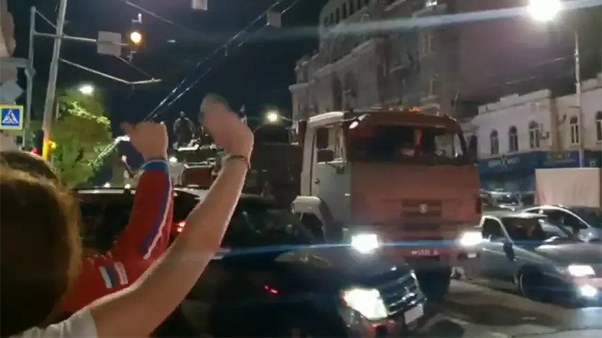 ростовчане прощаются с бойцами ЧВК «Вагнер»