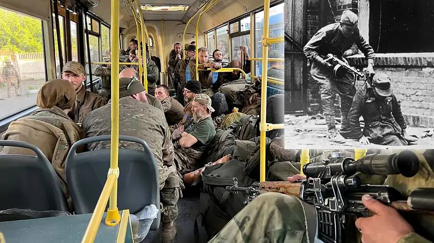 Пленные азовцы