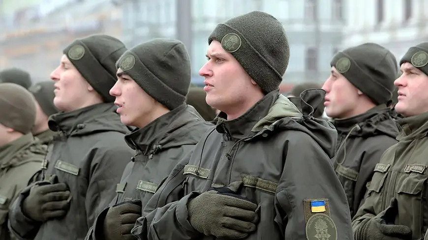 Курсанты Харьковской академии Национальной гвардии Украины