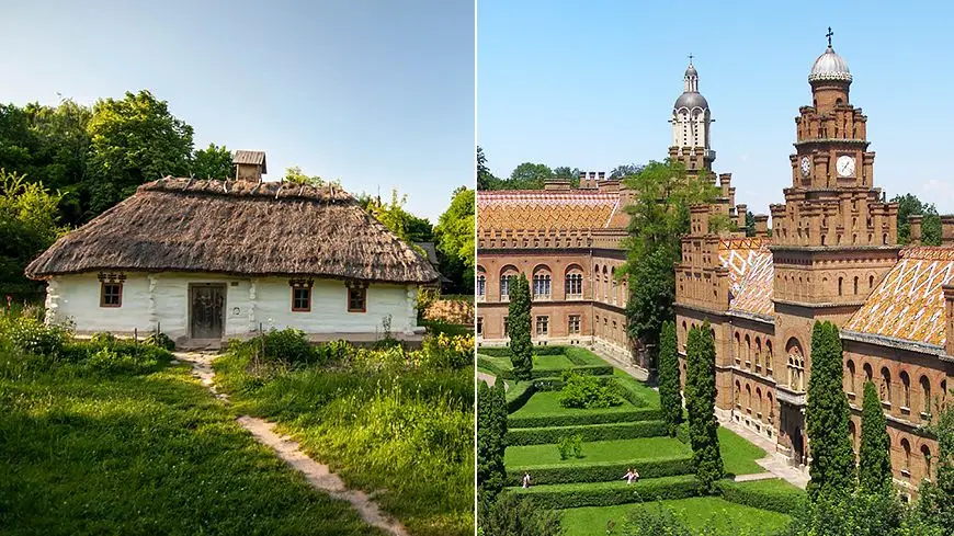 Черновицкий национальный университет имени Юрия Федьковича и образец аутентичной архитектуры украинцев