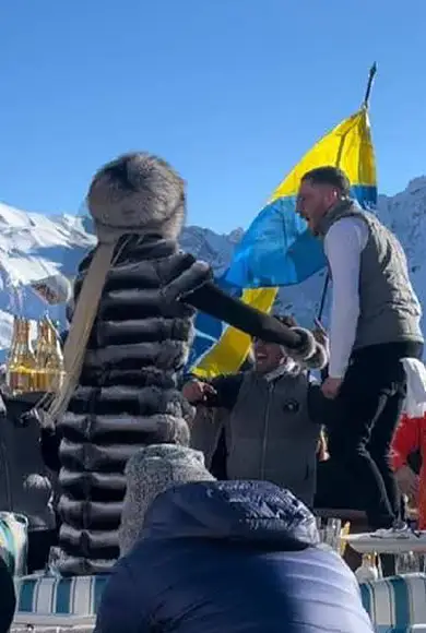 Дети киевской элиты отдыхают в Куршавеле