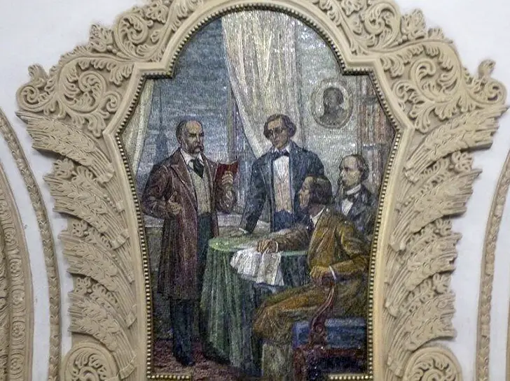 мозаика в московском метро