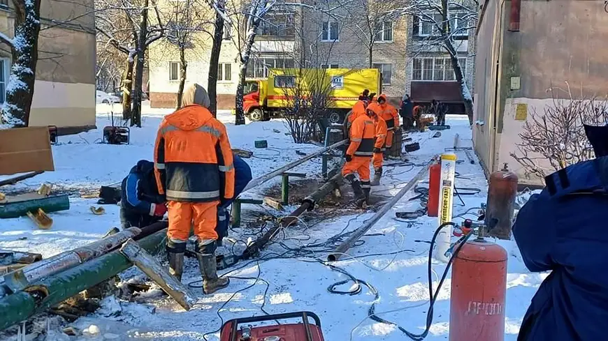 авария на теплотрассе