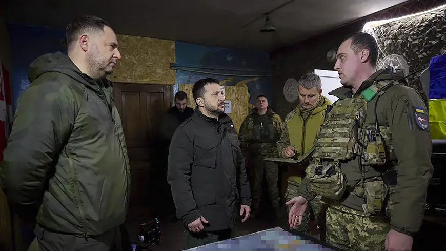 Зеленский на фронте