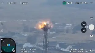 На Украине россияне уничтожают гражданские телевышки