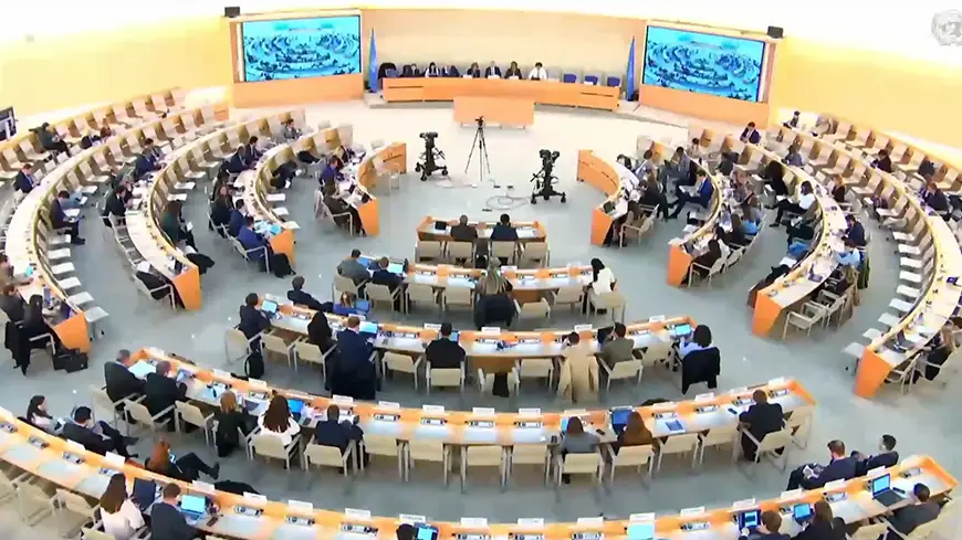 Зал заседаний Совета по правам человека ООН в Женеве