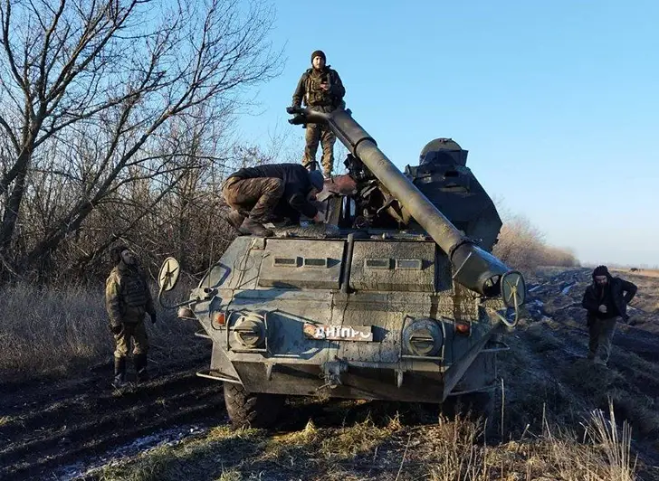 гаубица Dana вооруженных сил Украины