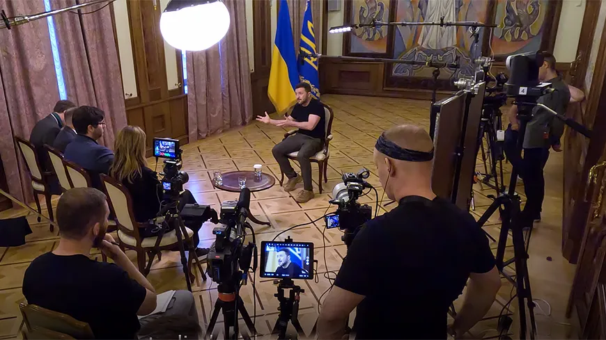 Зеленский на интервью