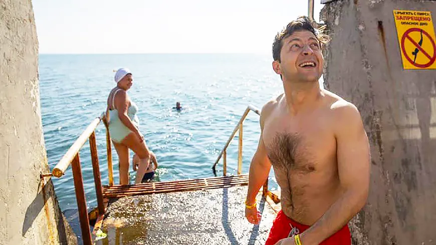 Зеленский на море в Одессе