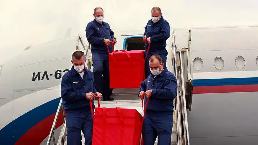 Партия российской вакцины в аэропорту Каракаса