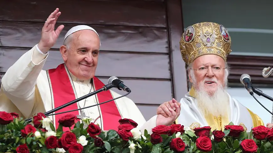 Папа римский и Константинопольский патриарх