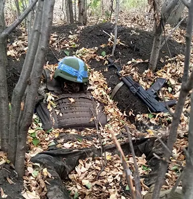 убитый солдат ВСУ