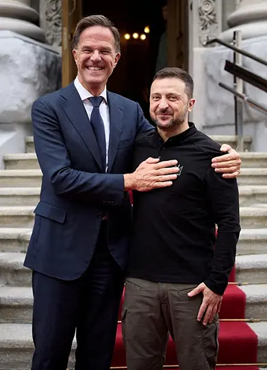 Марк Рютте и Зеленский