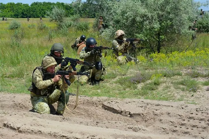 Учения Sea Breeze 2021 в Олешковских песках