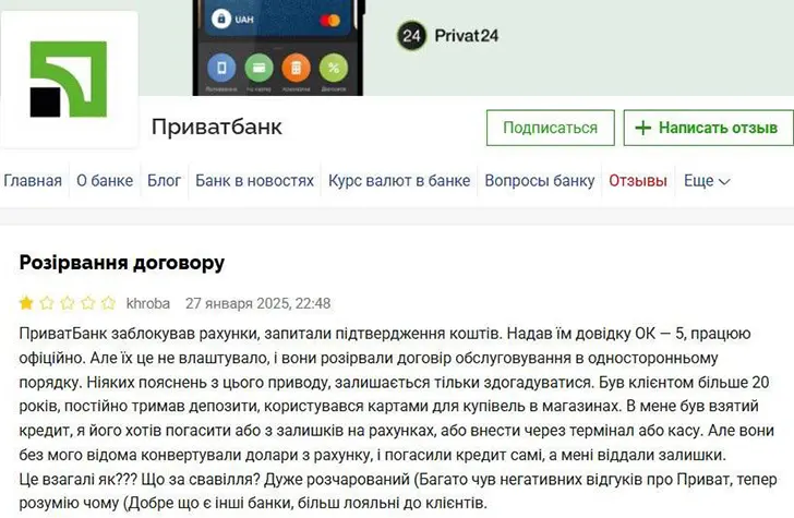 банки украины