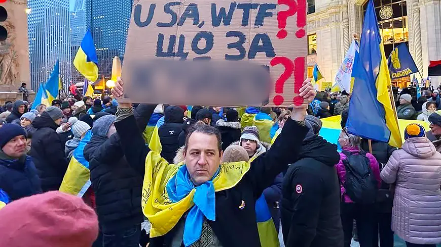 Украинцы в США протестуют против политики Трампа