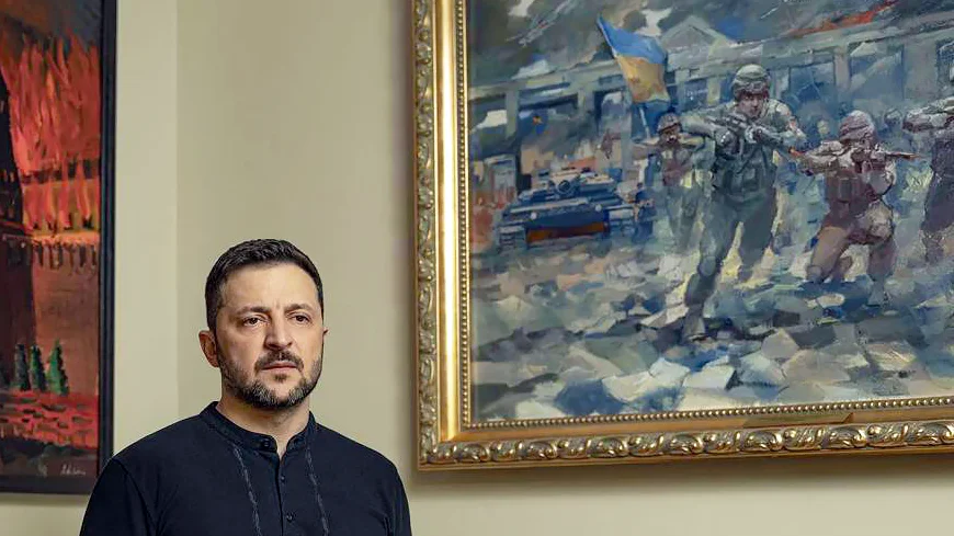 Зеленский и портреты