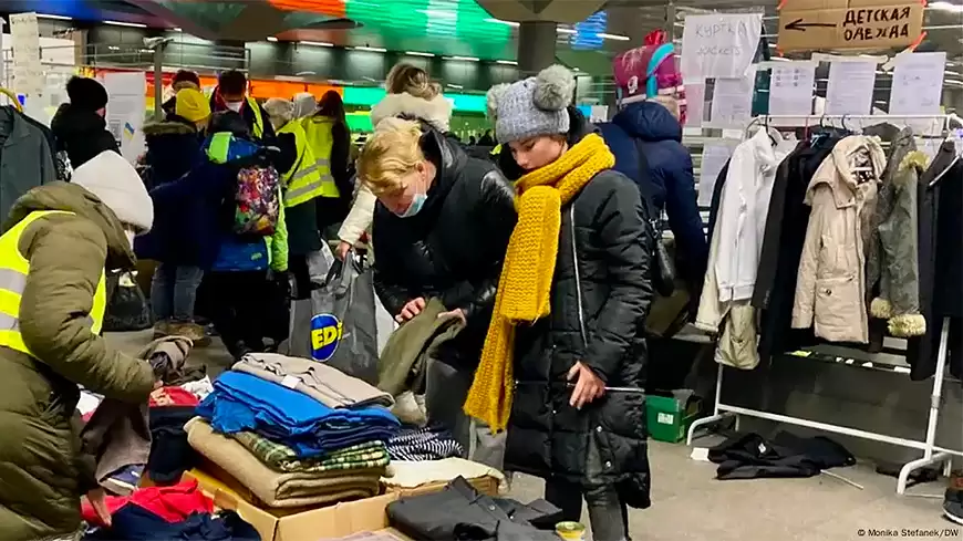 Украинские беженцы в Германии