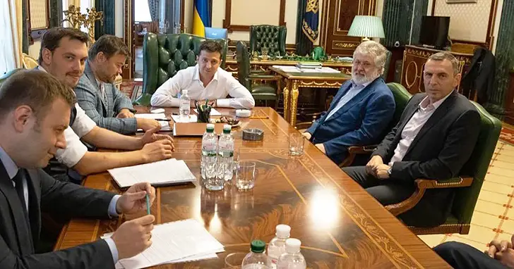 Встреча Зеленского с Коломойским
