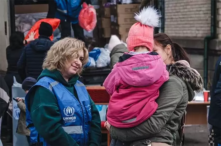 приём украинских беженцев в Европе