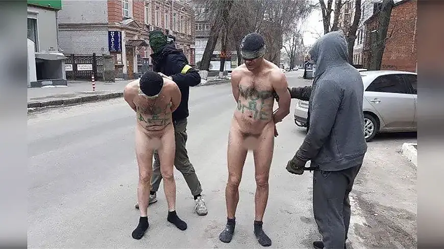 Наказание мародеров на Украине