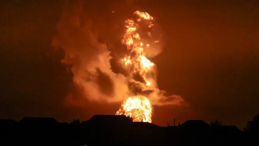 Взрыв газа на ГИС Суджа