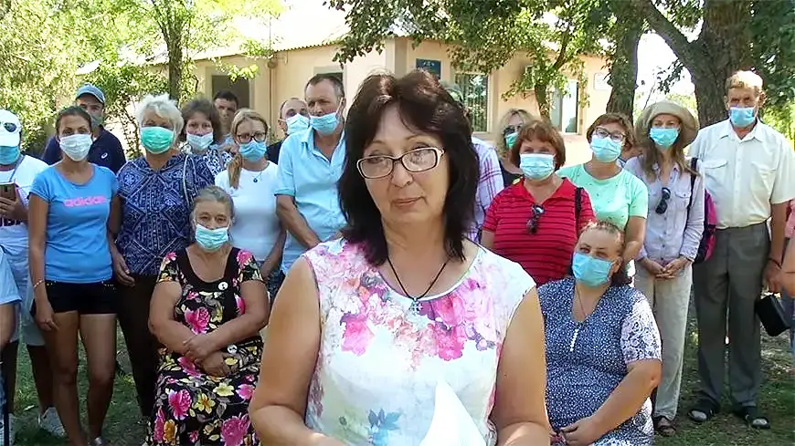 Жители села Покровка на Кинбурнской косе