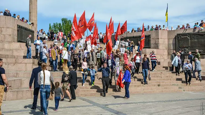 Празднование Дня Победы в Херсоне